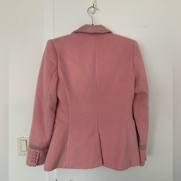 LoveShackFancy Lula wool blend blazer powdered pink - Picture 7 of 11